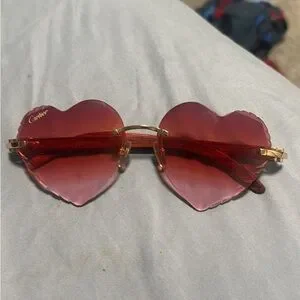 Cartier Heart-Shaped Sunglasses